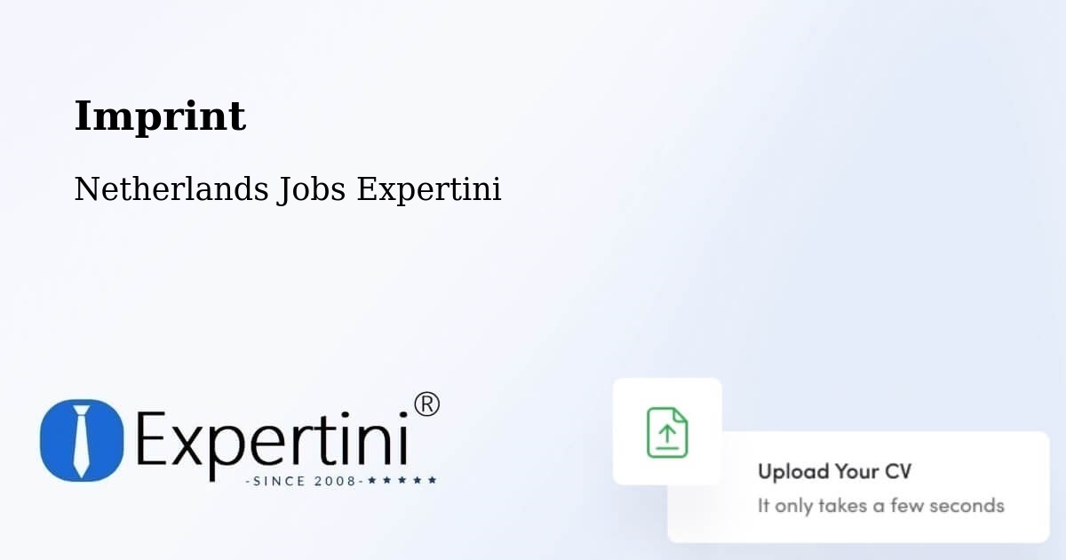 Imprint – Goor - Netherlands Jobs Expertini